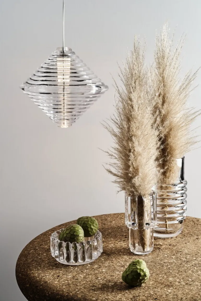 Tom Dixon Press Cone LED pendellampa, 2700 K, klar