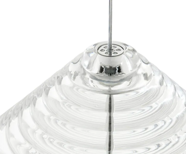 Tom Dixon Press Cone LED pendellampa, 2700 K, klar
