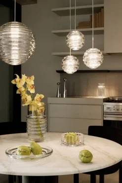 Tom Dixon Press Sphere LED pendel, 2700 K, klar