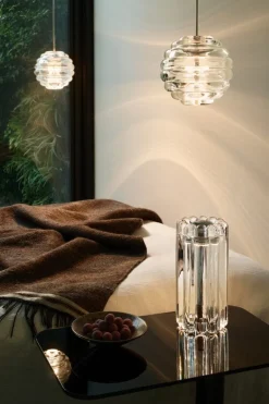 Tom Dixon Press Sphere Mini LED pendellampa, 2700 K, klar