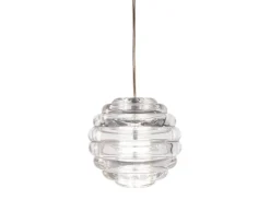 Tom Dixon Press Sphere Mini LED pendellampa, 2700 K, klar