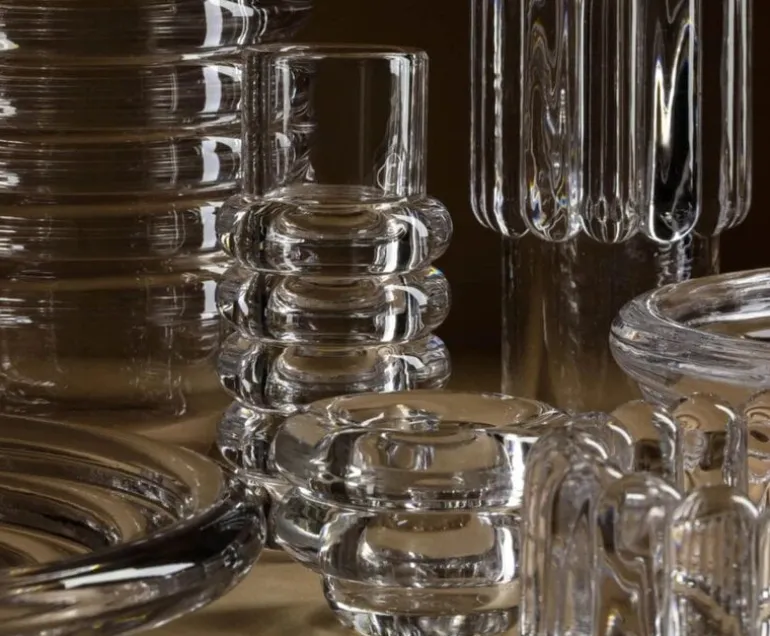 Tom Dixon Press vas, medium, klar