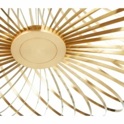 Tom Dixon Spring LED-pendel, stor, mässing
