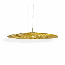 Tom Dixon Spring LED-pendel, stor, mässing
