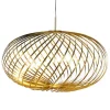 Tom Dixon Spring LED-pendel, medium, mässing