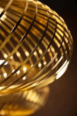 Tom Dixon Spring LED-pendel, medium, mässing