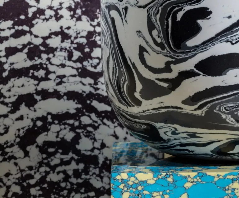 Tom Dixon Swirl vas, medium, flerfärgad