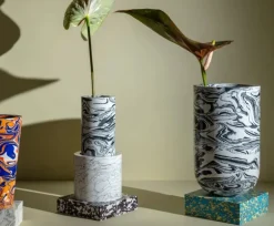 Tom Dixon Swirl vas, medium, flerfärgad