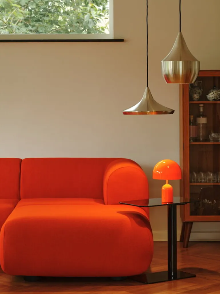 Tom Dixon Unbeaten Fat pendellampa, LED, aluminium