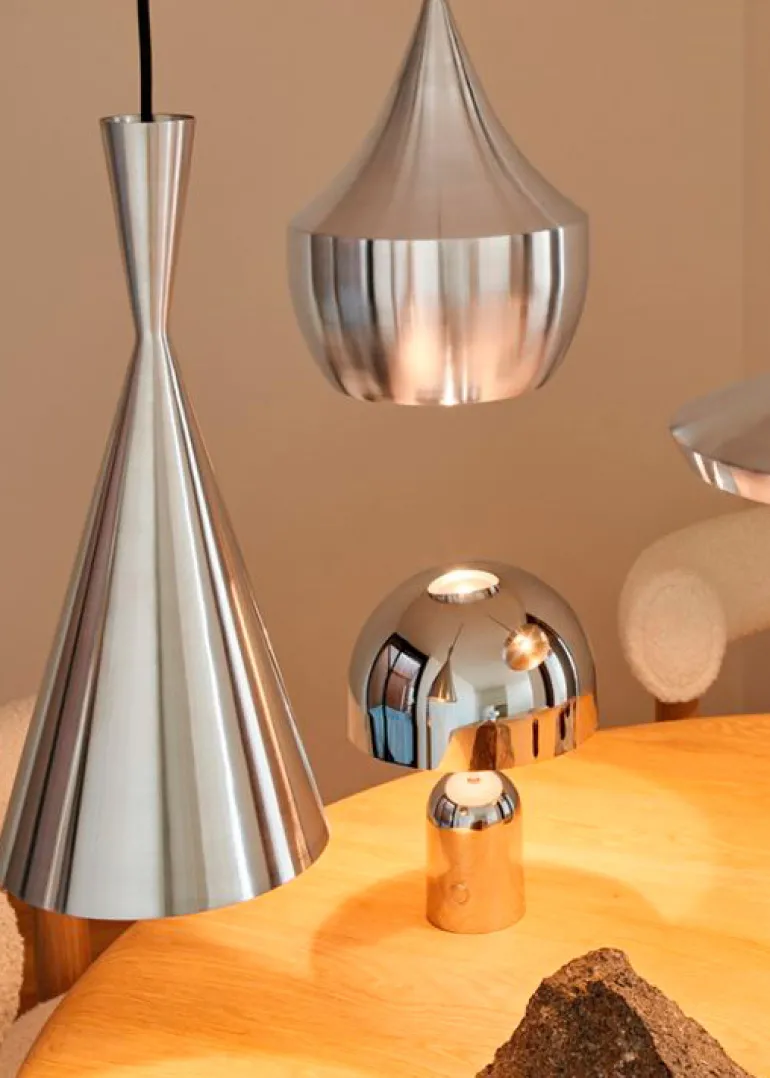 Tom Dixon Unbeaten Stout pendellampa, LED, aluminium