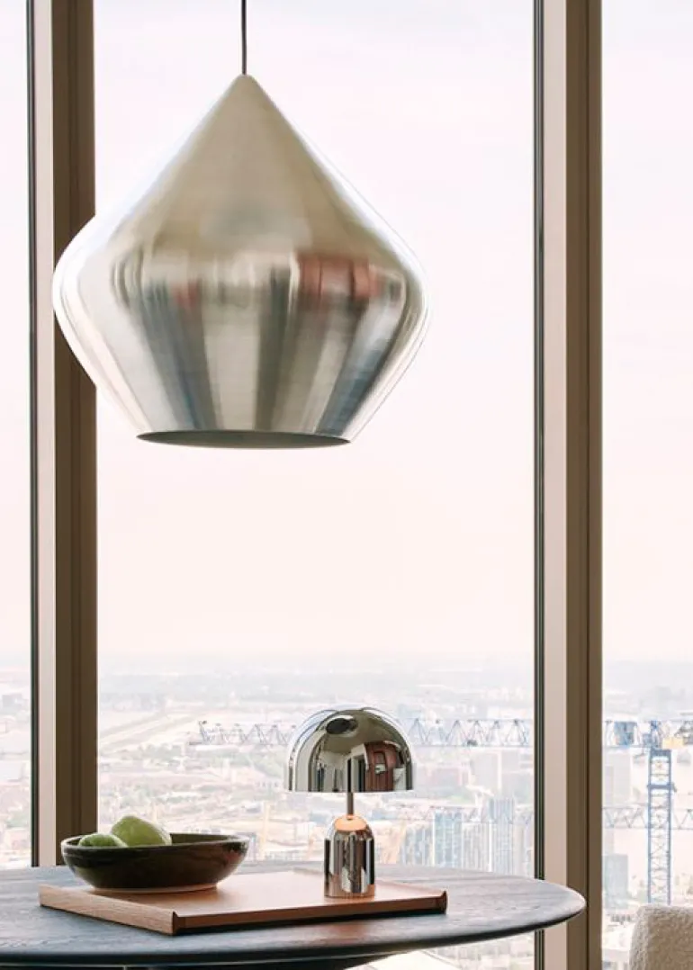 Tom Dixon Unbeaten Stout pendellampa, LED, aluminium