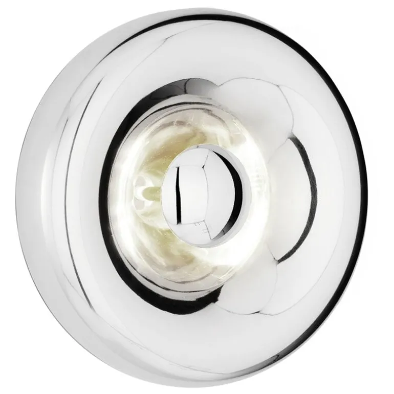 Tom Dixon Void Surface LED vägglampa, rostfritt stål