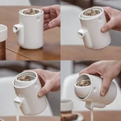 Tonfisk Design Newton gräddsnipa/sockerskål