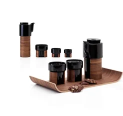 Tonfisk Design Warm espressokopp 0,8 dl, 2 st, svart - valnöt