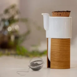 Tonfisk Design Warm tekanna med korklock, 6 dl, ek