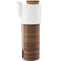 Tonfisk Design Warm tekanna 1,1 L, vit - valnöt, korklock