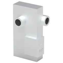 Transparent Brutalist Sculpture högtalare, metall