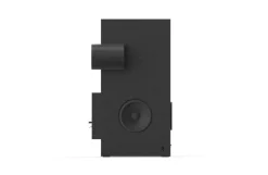 Transparent Brutalist Sculpture-högtalare, svart