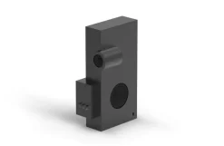 Transparent Brutalist Sculpture-högtalare, svart