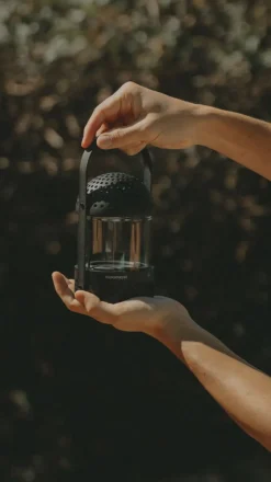 Transparent Light Speaker, svart