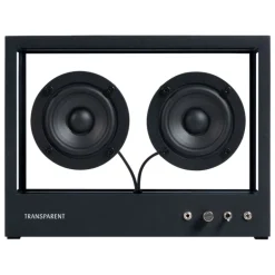 Transparent Small Transparent högtalare, svart