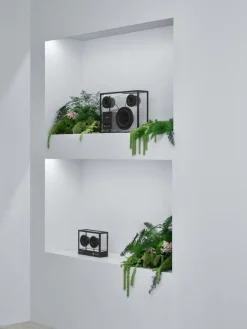 Transparent Small Transparent högtalare, svart