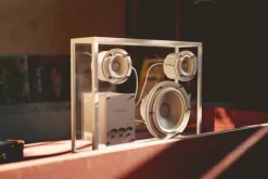 Transparent Small Transparent Speaker, vit