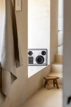 Transparent Transparent högtalare, svart