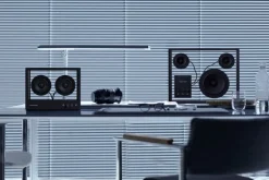 Transparent Transparent högtalare, svart