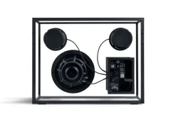 Transparent Transparent högtalare, svart