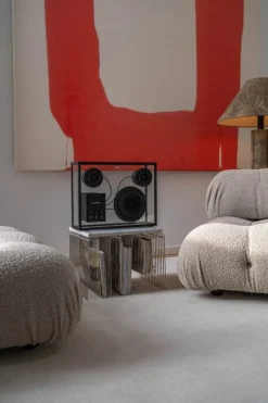 Transparent Transparent högtalare, svart