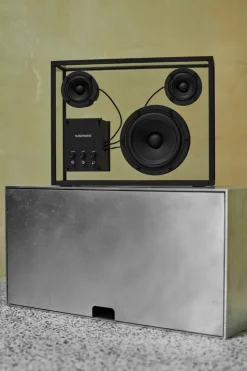 Transparent Transparent högtalare, svart