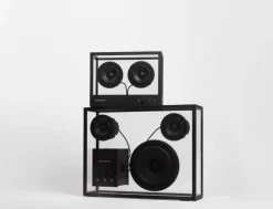 Transparent Transparent högtalare, svart