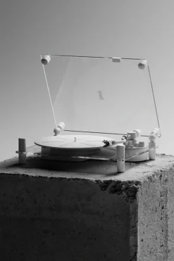 Transparent Transparent Turntable, vit