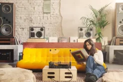 Transparent Transparent Turntable, svart