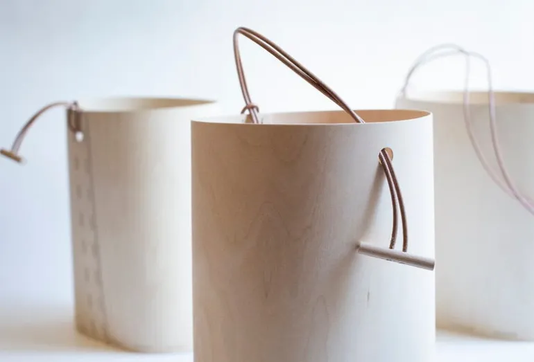 Tuulia Penttilä Round korg, S, korta remmar