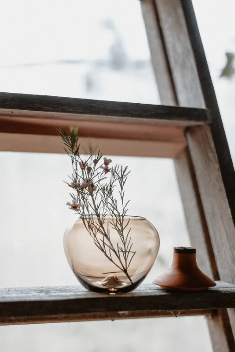 Utopia & Utility Apple stapelbar behållare, 16 x 12 cm, rök