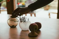 Utopia & Utility Apple stapelbar behållare, 16 x 12 cm, rök