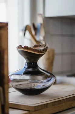 Utopia & Utility Bloom stapelbar behållare, 26 x 26 cm, rök