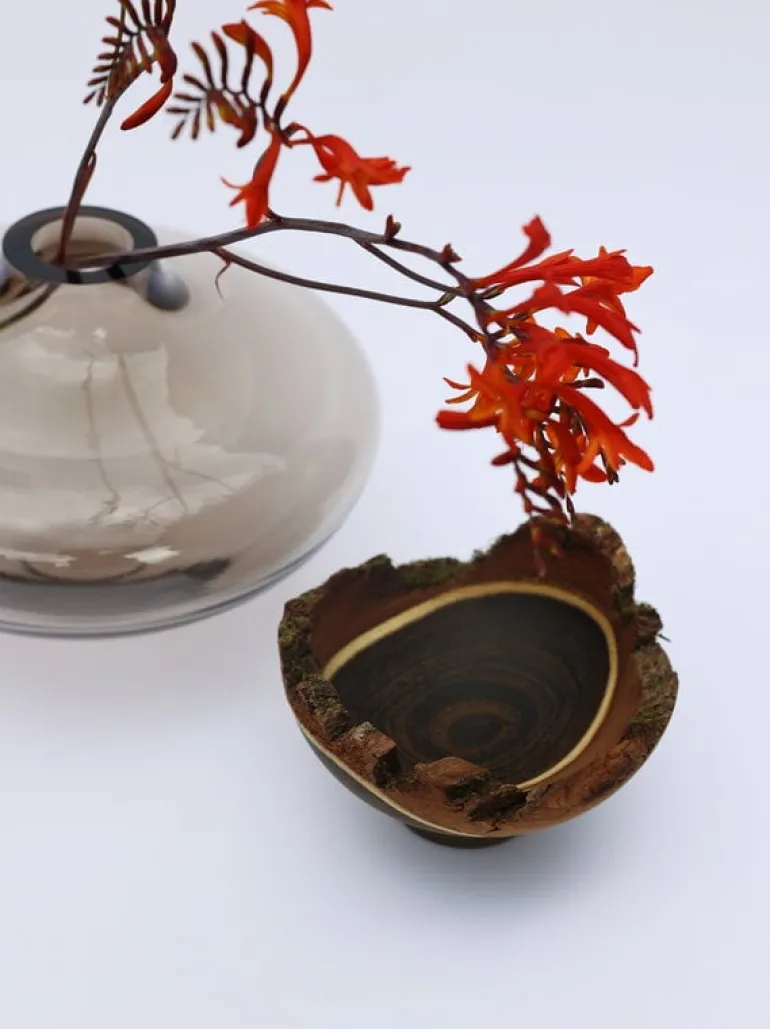 Utopia & Utility Bloom stapelbar behållare, 26 x 26 cm, rök