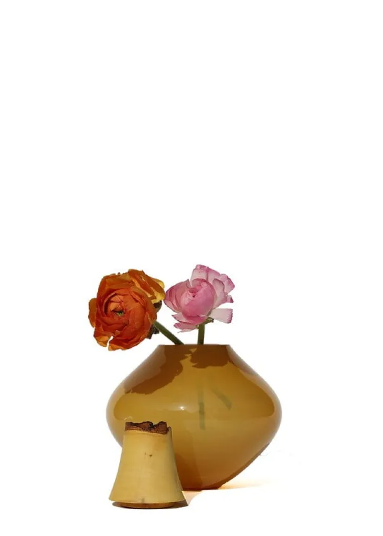 Utopia & Utility Matisse II stapelbar behållare, 16 x 12 cm, karamell