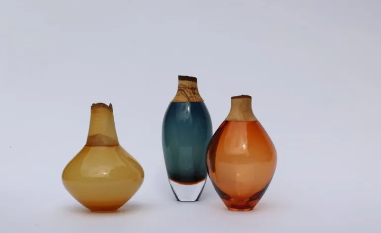 Utopia & Utility Matisse II stapelbar behållare, 16 x 12 cm, karamell