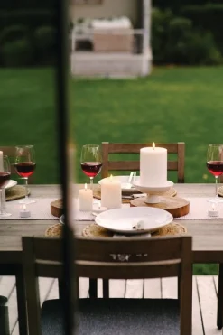 Uyuni Lighting LED-blockljus, 10 x 15 cm, nordic white