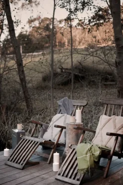 Uyuni Lighting Outdoor LED blockljus, 8,4 x 20 cm, vit