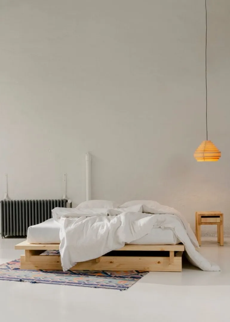 Vaarnii 017 Aamu, sängram, 160 cm, furu