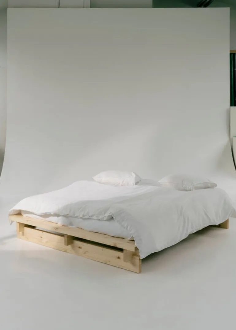 Vaarnii 017 Aamu, sängram, 160 cm, furu