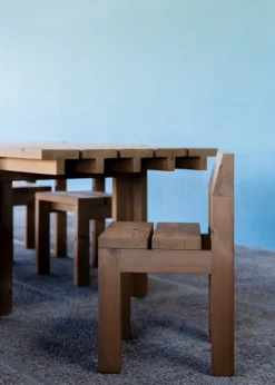 Vaarnii 013 Osa matstol för utomhusbruk, furu