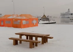 Vaarnii 013 Osa utomhusbänk, 270 cm, tall