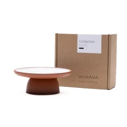 Vaidava Ceramics Earth ljusstake för blockljus, vit