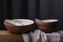 Vaidava Ceramics Earth Raw skål, 0,6 l, brun - beige